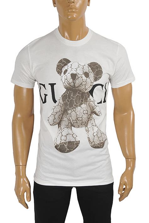 gucci pink bear shirt|gucci collar shirt men.